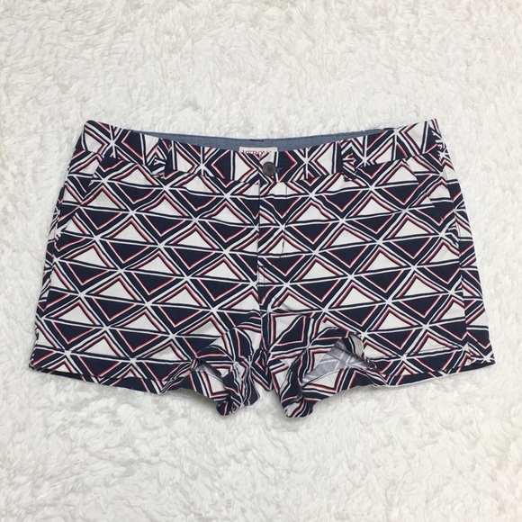 Merona Triangle Print Chino Shorts - Picture 1 of 5